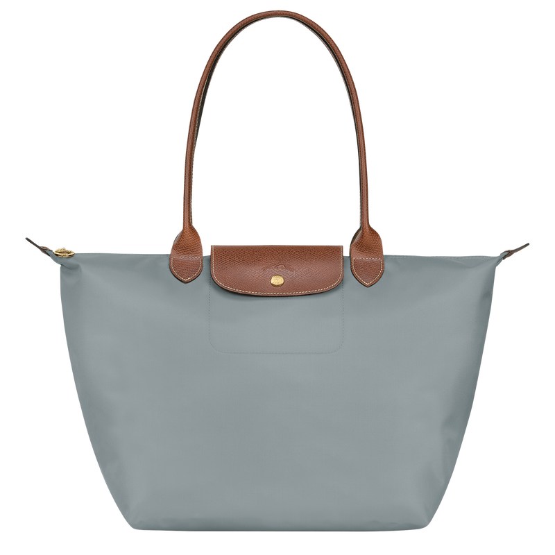 Longchamp Le Pliage Original L Tote bag - Recycled canvas Shoulder bags Steel | DK23-Z8RM