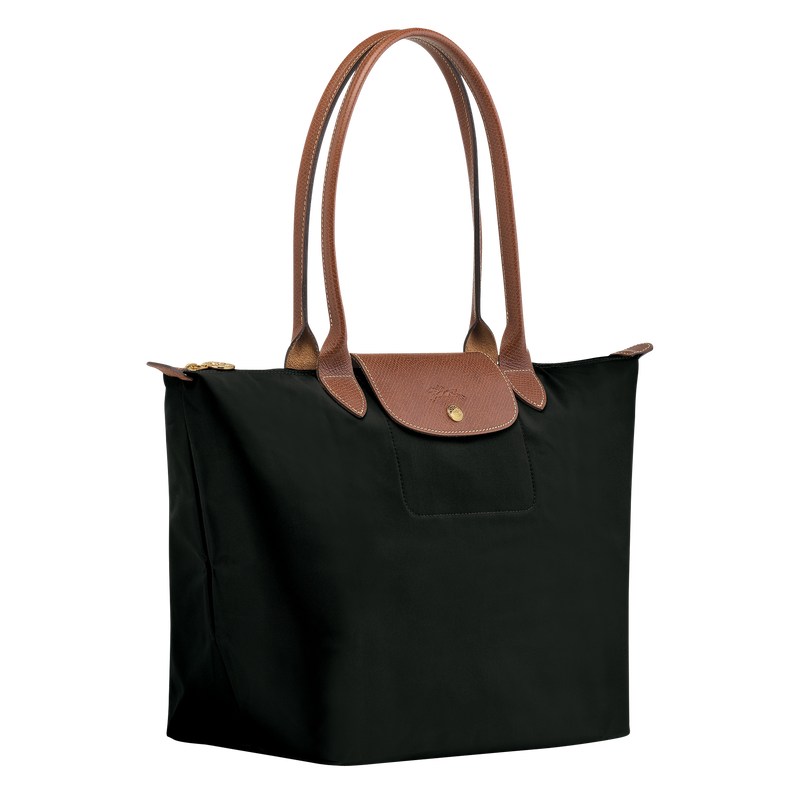 Longchamp Le Pliage Original L Tote bag - Recycled canvas Shoulder bags Black | EZ92-Q3IZ