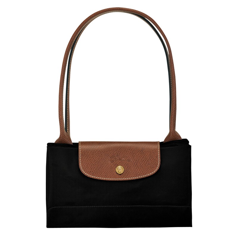 Longchamp Le Pliage Original L Tote bag - Recycled canvas Shoulder bags Black | EZ92-Q3IZ