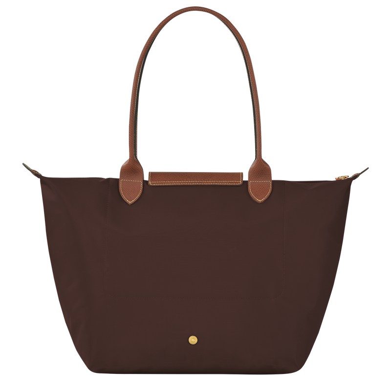 Longchamp Le Pliage Original L Tote bag - Recycled canvas Shoulder bags Ebony | WZ32-Q9HI