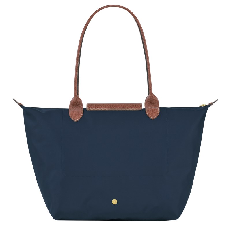 Longchamp Le Pliage Original L Tote bag - Recycled canvas Shoulder bags Navy | PF86-Z3GM