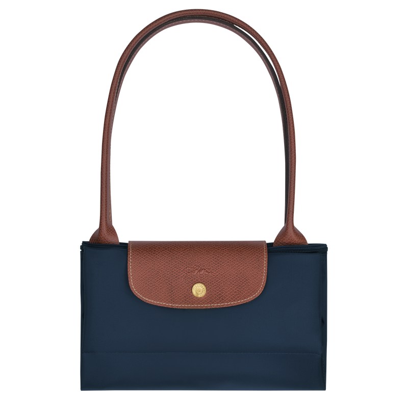 Longchamp Le Pliage Original L Tote bag - Recycled canvas Shoulder bags Navy | PF86-Z3GM