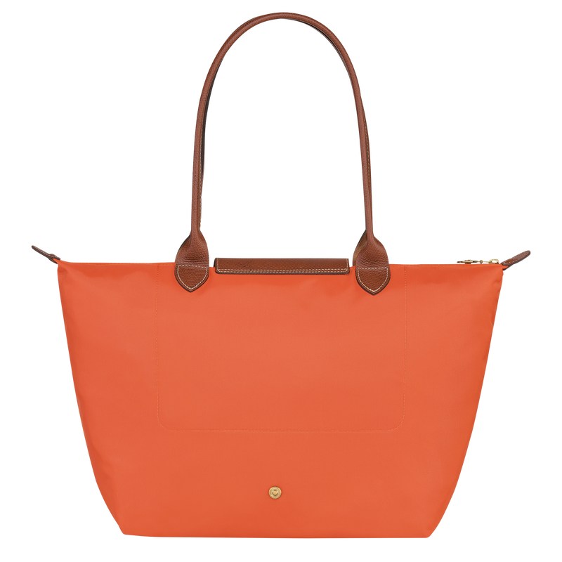 Longchamp Le Pliage Original L Tote bag - Recycled canvas Shoulder bags Orange | QX53-H6PG