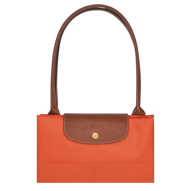 Longchamp Le Pliage Original L Tote bag - Recycled canvas Shoulder bags Orange | QX53-H6PG