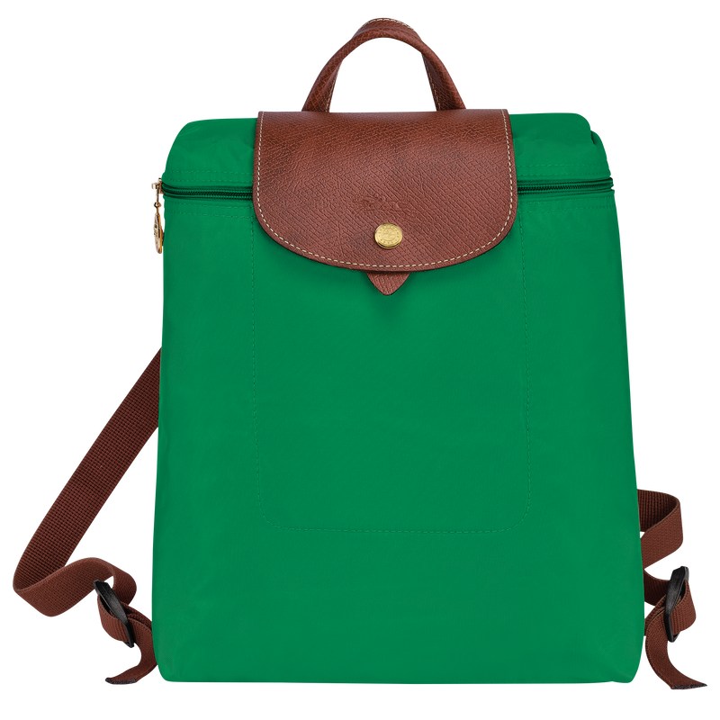 Longchamp Le Pliage Original M Backpack - Recycled canvas Backpacks Green | UJ14-C0NA