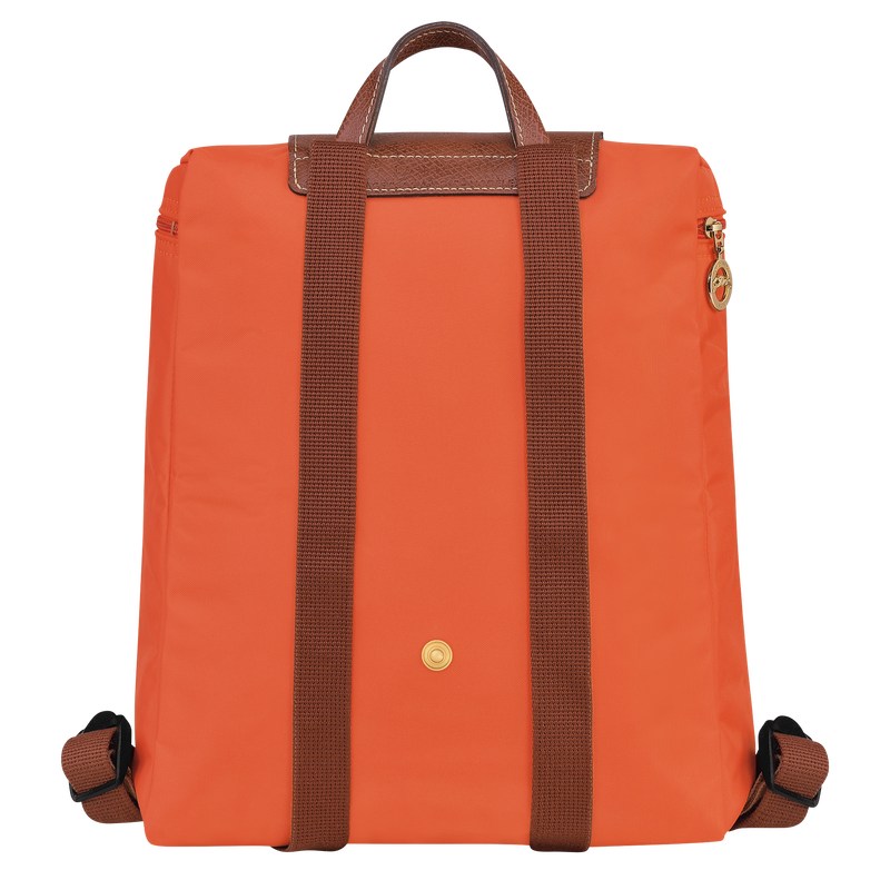 Longchamp Le Pliage Original M Backpack - Recycled canvas Backpacks Orange | GN36-M7RL