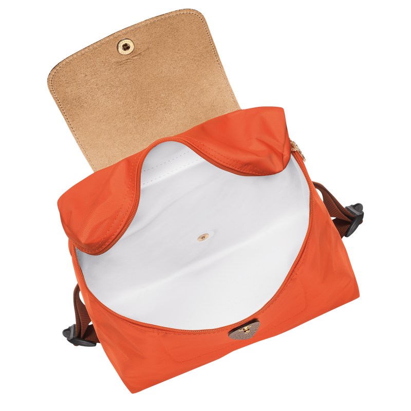 Longchamp Le Pliage Original M Backpack - Recycled canvas Backpacks Orange | GN36-M7RL