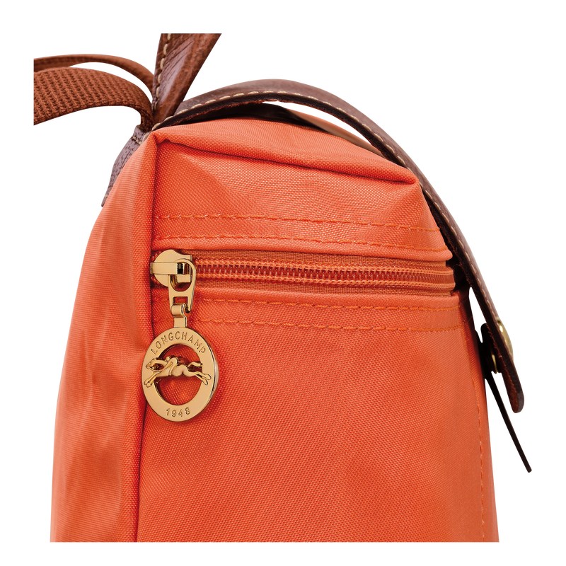 Longchamp Le Pliage Original M Backpack - Recycled canvas Backpacks Orange | GN36-M7RL