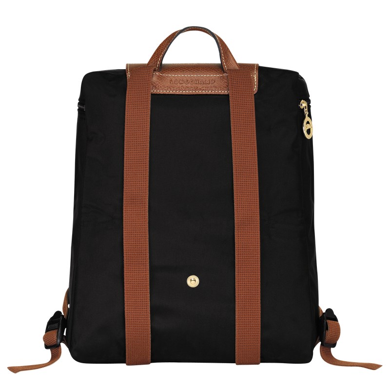 Longchamp Le Pliage Original M Backpack - Recycled canvas Backpacks Black | HS24-Y2MF