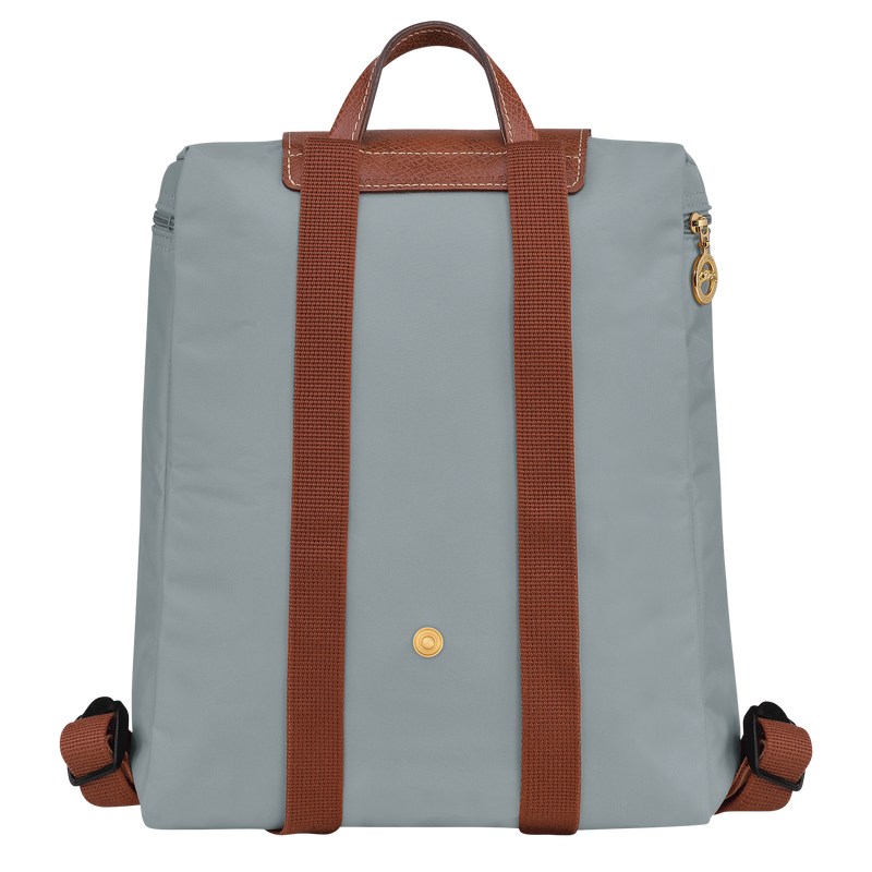 Longchamp Le Pliage Original M Backpack - Recycled canvas Backpacks Steel | IT08-A0YA