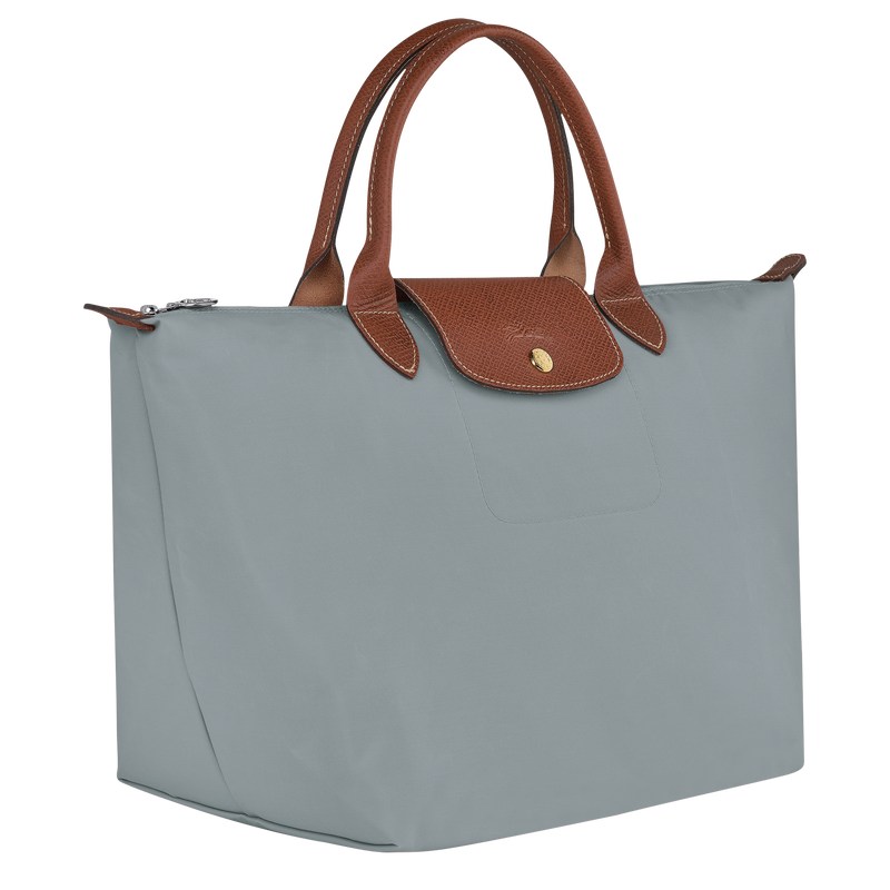 Longchamp Le Pliage Original M Handbag - Recycled canvas Handbags Steel | VE99-O5GA