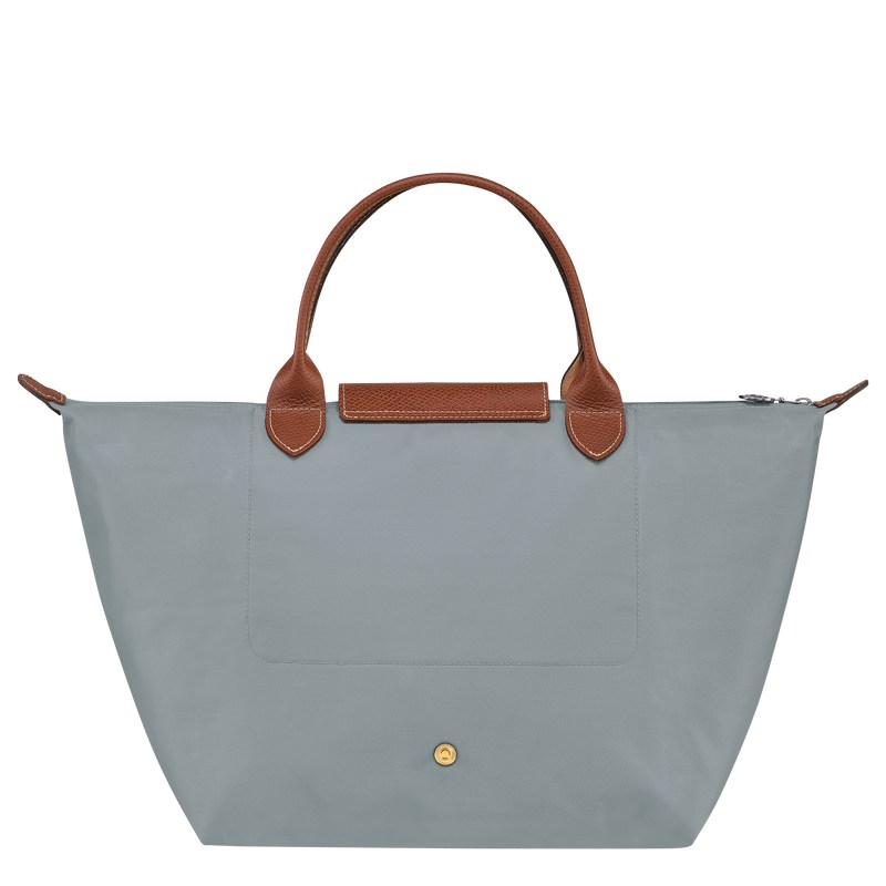 Longchamp Le Pliage Original M Handbag - Recycled canvas Handbags Steel | VE99-O5GA