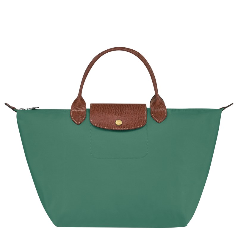 Longchamp Le Pliage Original M Handbag - Recycled canvas Handbags Sage | OB17-R6HZ