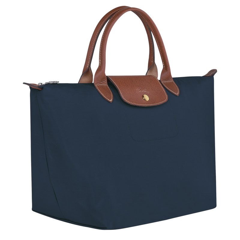 Longchamp Le Pliage Original M Handbag - Recycled canvas Handbags Navy | BB32-X5MA