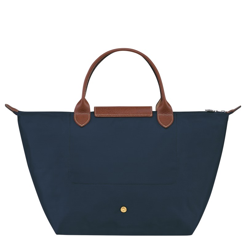 Longchamp Le Pliage Original M Handbag - Recycled canvas Handbags Navy | BB32-X5MA