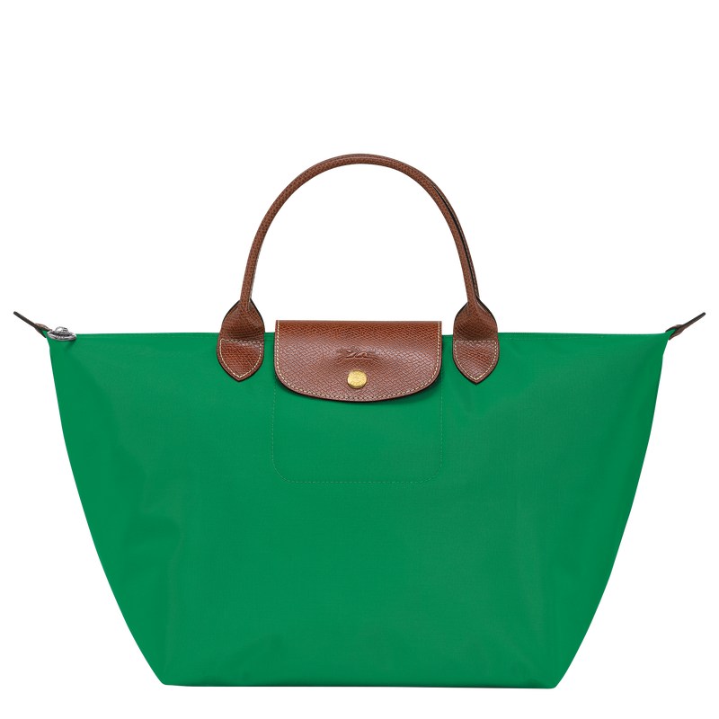 Longchamp Le Pliage Original M Handbag - Recycled canvas Handbags Green | WT25-G0LR