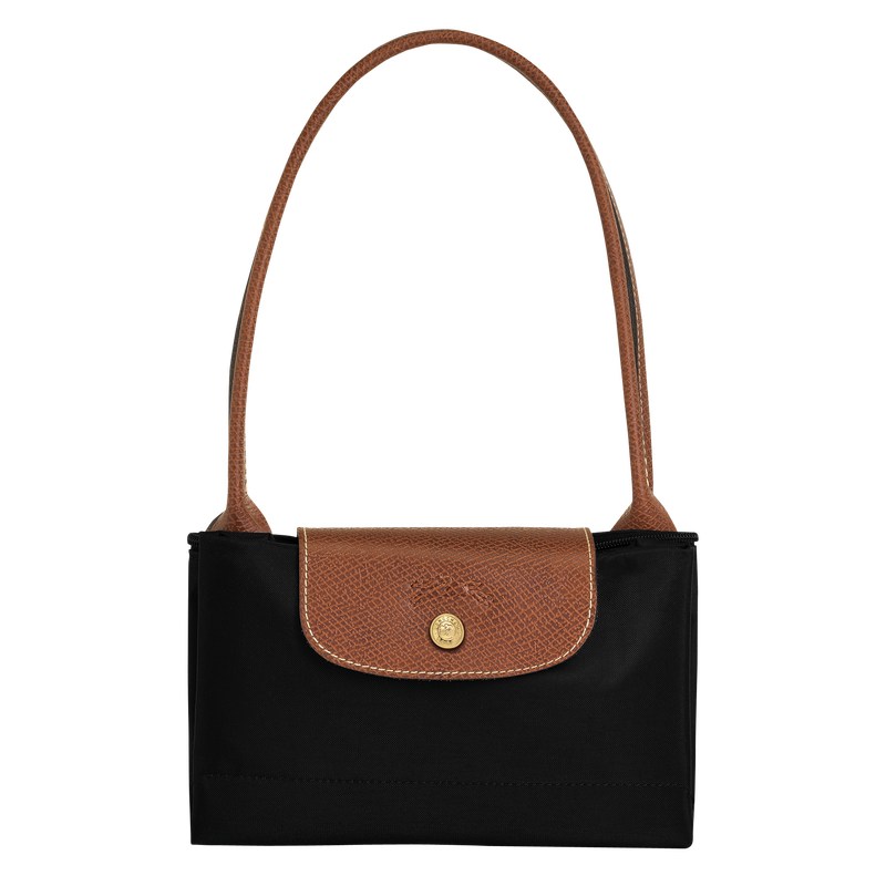 Longchamp Le Pliage Original M Tote bag - Recycled canvas Shoulder bags Black | RE74-K4TN