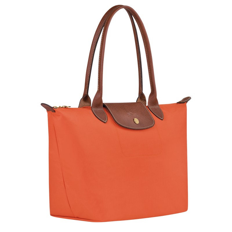 Longchamp Le Pliage Original M Tote bag - Recycled canvas Shoulder bags Orange | CT12-P9XY