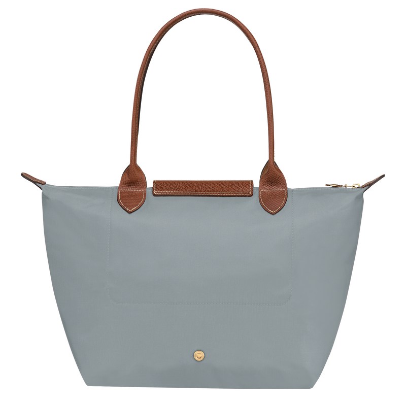 Longchamp Le Pliage Original M Tote bag - Recycled canvas Shoulder bags Steel | ED16-P4TO