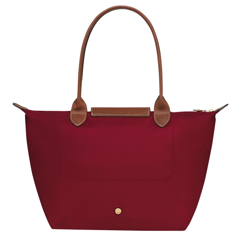 Longchamp Le Pliage Original M Tote bag - Recycled canvas Shoulder bags Red | GS22-V1ZL