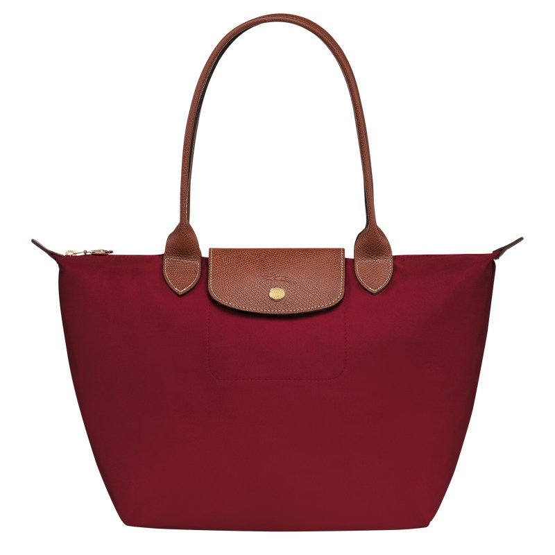 Longchamp Le Pliage Original M Tote bag - Recycled canvas Shoulder bags Red | GS22-V1ZL