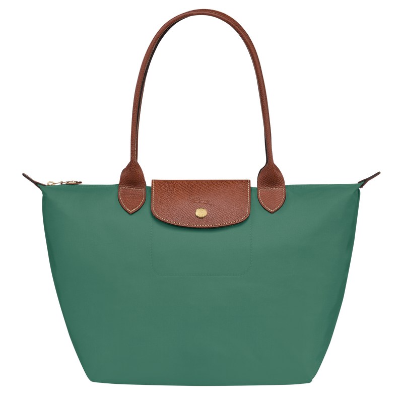 Longchamp Le Pliage Original M Tote bag - Recycled canvas Shoulder bags Sage | MT73-U0CE