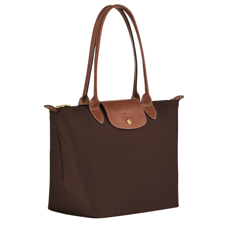 Longchamp Le Pliage Original M Tote bag - Recycled canvas Shoulder bags Ebony | PB25-I0OO