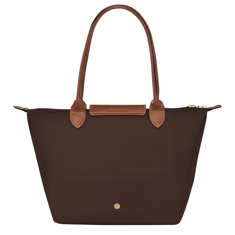 Longchamp Le Pliage Original M Tote bag - Recycled canvas Shoulder bags Ebony | PB25-I0OO