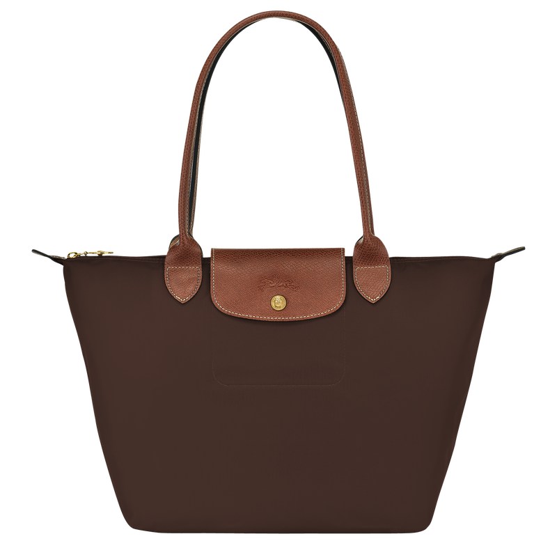 Longchamp Le Pliage Original M Tote bag - Recycled canvas Shoulder bags Ebony | PB25-I0OO