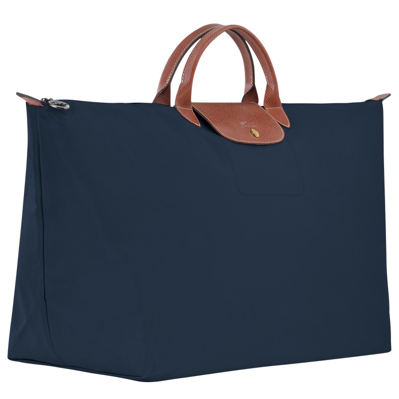 Longchamp Le Pliage Original M Travel bag - Recycled canvas Travel bags Navy | RG48-L4QQ