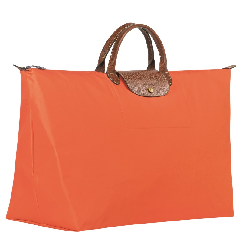 Longchamp Le Pliage Original M Travel bag - Recycled canvas Travel bags Orange | VC76-G2UZ