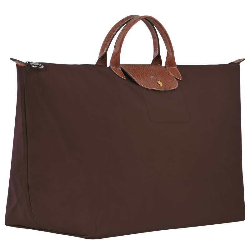 Longchamp Le Pliage Original M Travel bag - Recycled canvas Travel bags Ebony | XH22-F4ZD