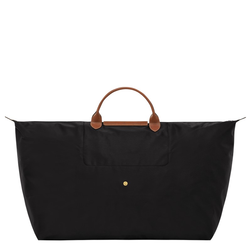 Longchamp Le Pliage Original M Travel bag - Recycled canvas Travel bags Black | NE33-H0NF