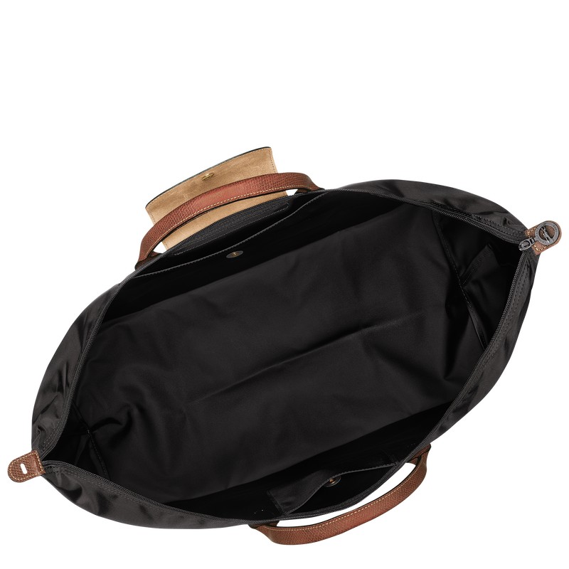 Longchamp Le Pliage Original M Travel bag - Recycled canvas Travel bags Black | NE33-H0NF