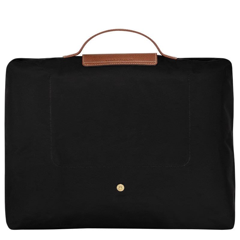 Longchamp Le Pliage Original S Briefcase - Recycled canvas Briefcase Black | JU58-Y3XS