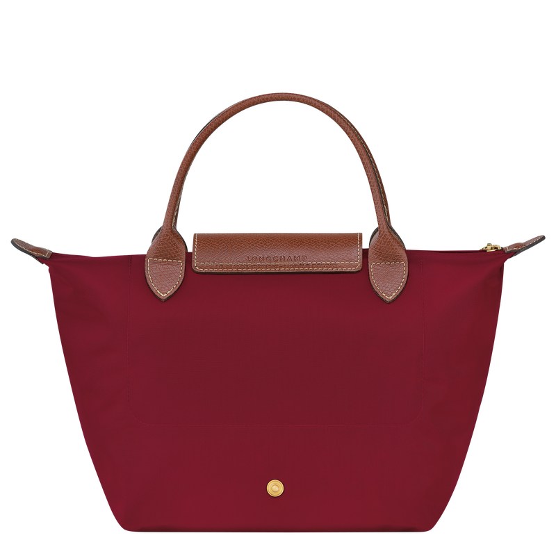 Longchamp Le Pliage Original S Handbag - Recycled canvas Handbags Red | OC70-J7NB