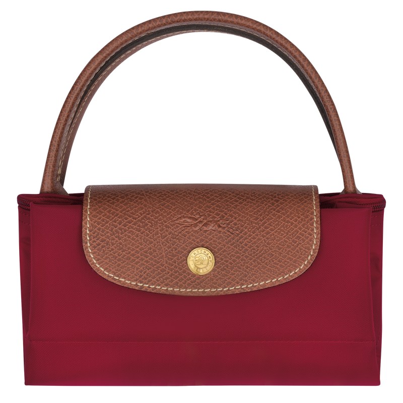 Longchamp Le Pliage Original S Handbag - Recycled canvas Handbags Red | OC70-J7NB