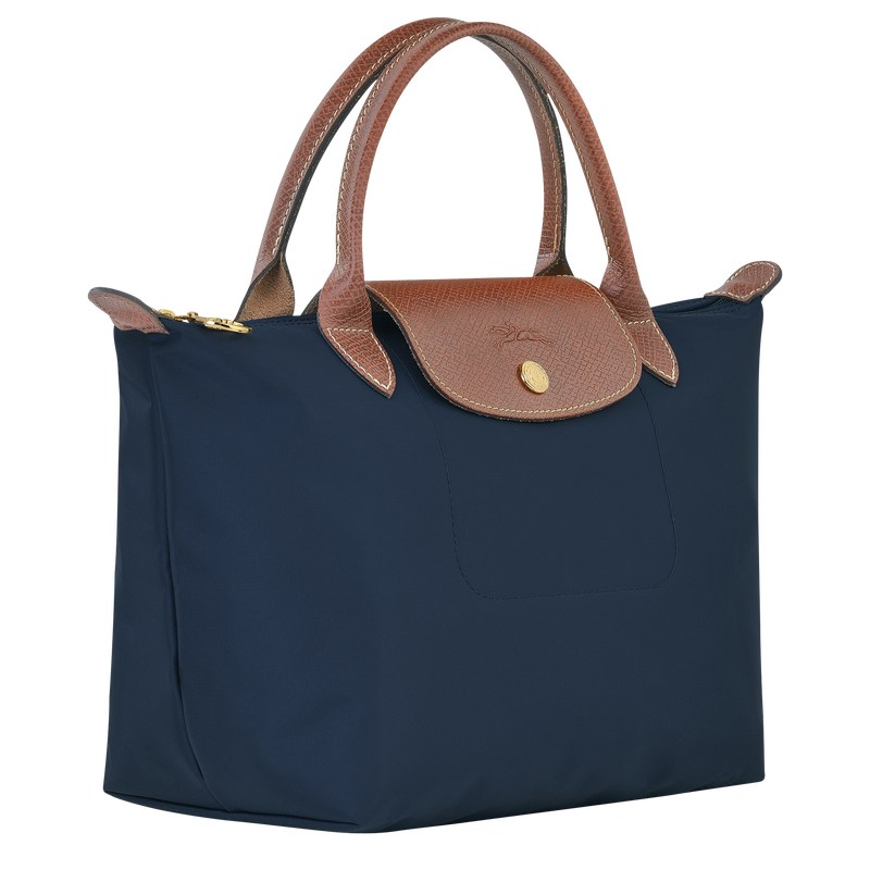 Longchamp Le Pliage Original S Handbag - Recycled canvas Handbags Navy | JC81-Q4NX