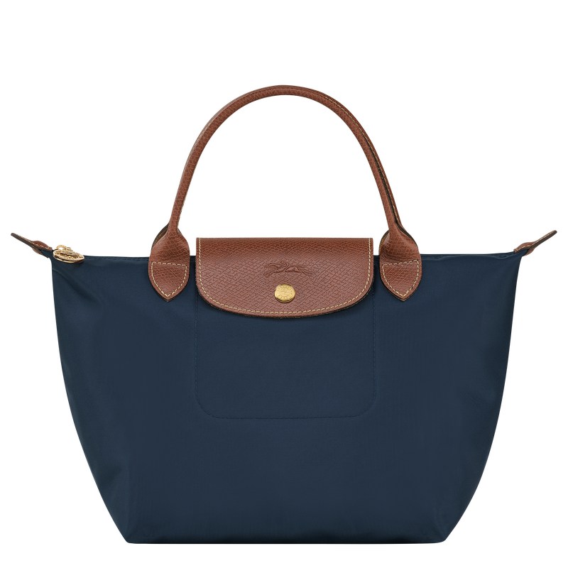 Longchamp Le Pliage Original S Handbag - Recycled canvas Handbags Navy | JC81-Q4NX