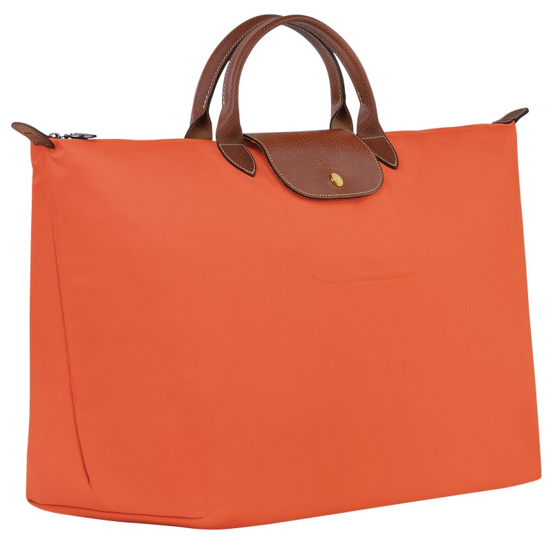 Longchamp Le Pliage Original S Travel bag - Recycled canvas Travel bags Orange | UE23-G0FU