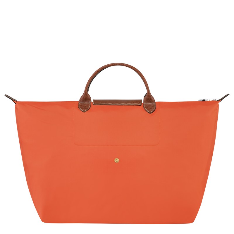 Longchamp Le Pliage Original S Travel bag - Recycled canvas Travel bags Orange | UE23-G0FU