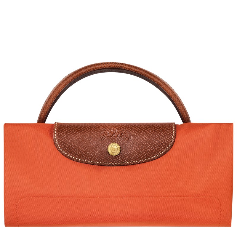 Longchamp Le Pliage Original S Travel bag - Recycled canvas Travel bags Orange | UE23-G0FU