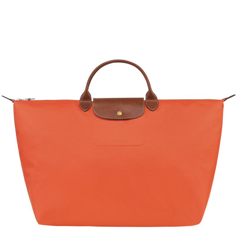 Longchamp Le Pliage Original S Travel bag - Recycled canvas Travel bags Orange | UE23-G0FU