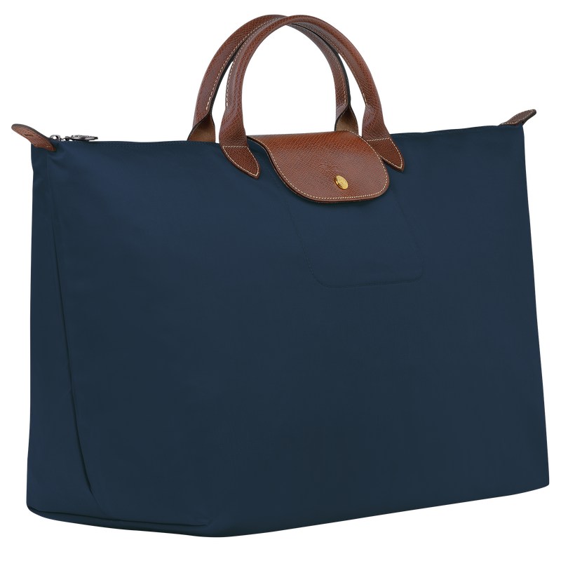 Longchamp Le Pliage Original S Travel bag - Recycled canvas Travel bags Navy | BF47-V3PD