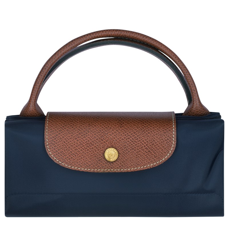 Longchamp Le Pliage Original S Travel bag - Recycled canvas Travel bags Navy | BF47-V3PD