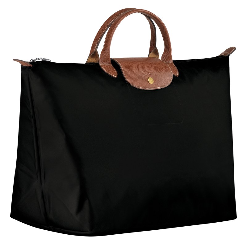 Longchamp Le Pliage Original S Travel bag - Recycled canvas Travel bags Black | QN57-U6OW