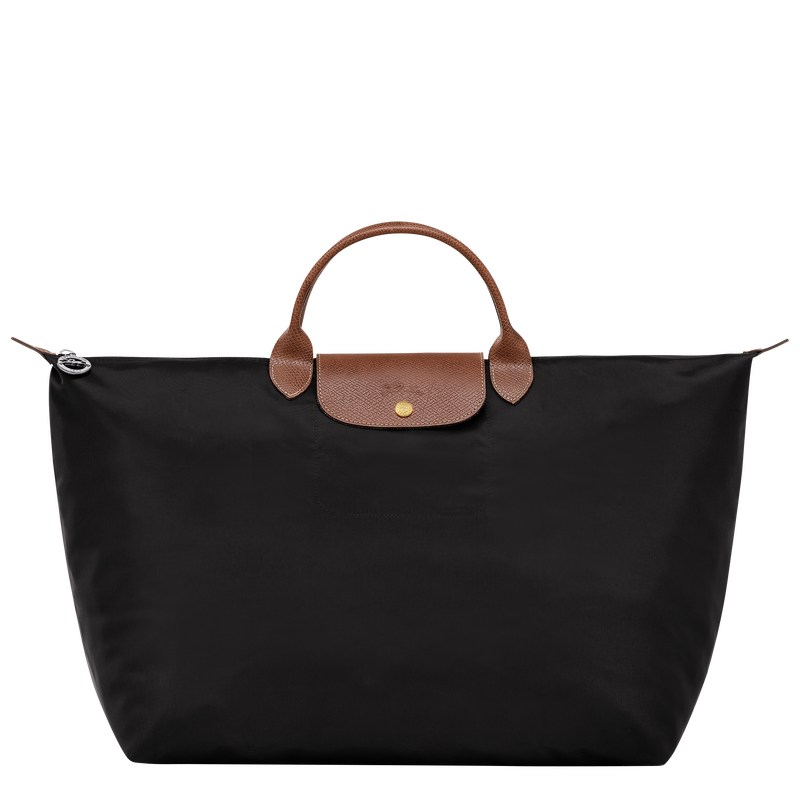 Longchamp Le Pliage Original S Travel bag - Recycled canvas Travel bags Black | QN57-U6OW