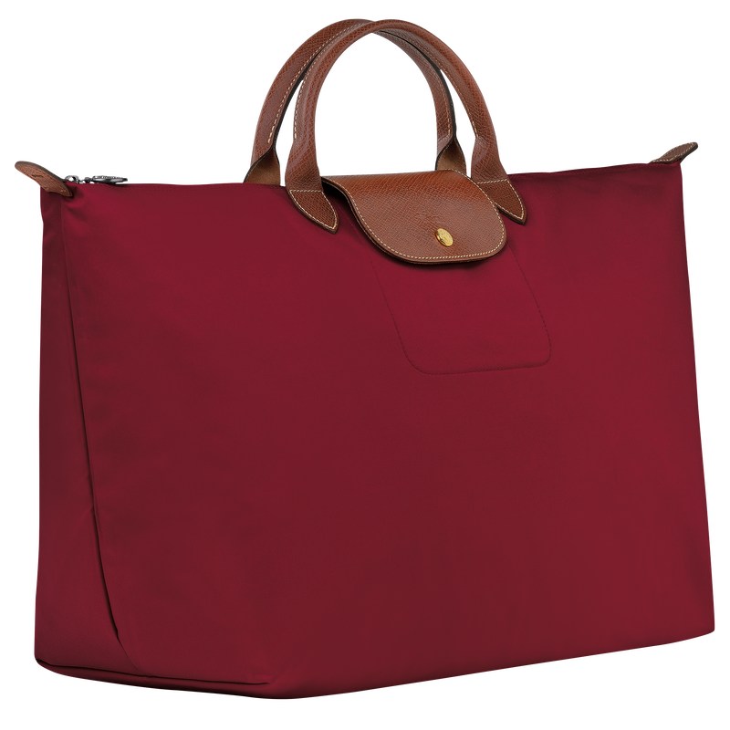 Longchamp Le Pliage Original S Travel bag - Recycled canvas Travel bags Red | JD48-R0OS