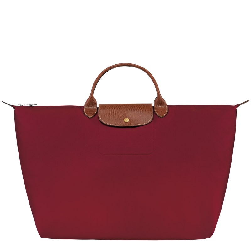 Longchamp Le Pliage Original S Travel bag - Recycled canvas Travel bags Red | JD48-R0OS