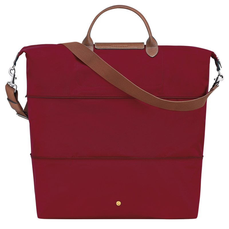 Longchamp Le Pliage Original Travel bag expandable - Recycled canvas Travel bags Red | YB12-W8QF